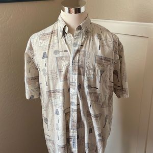 Nautica men’s tennis shirt, size large